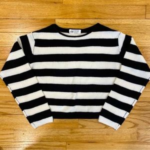 H&M KNIT TOP GIRLS SIZE US 8-10